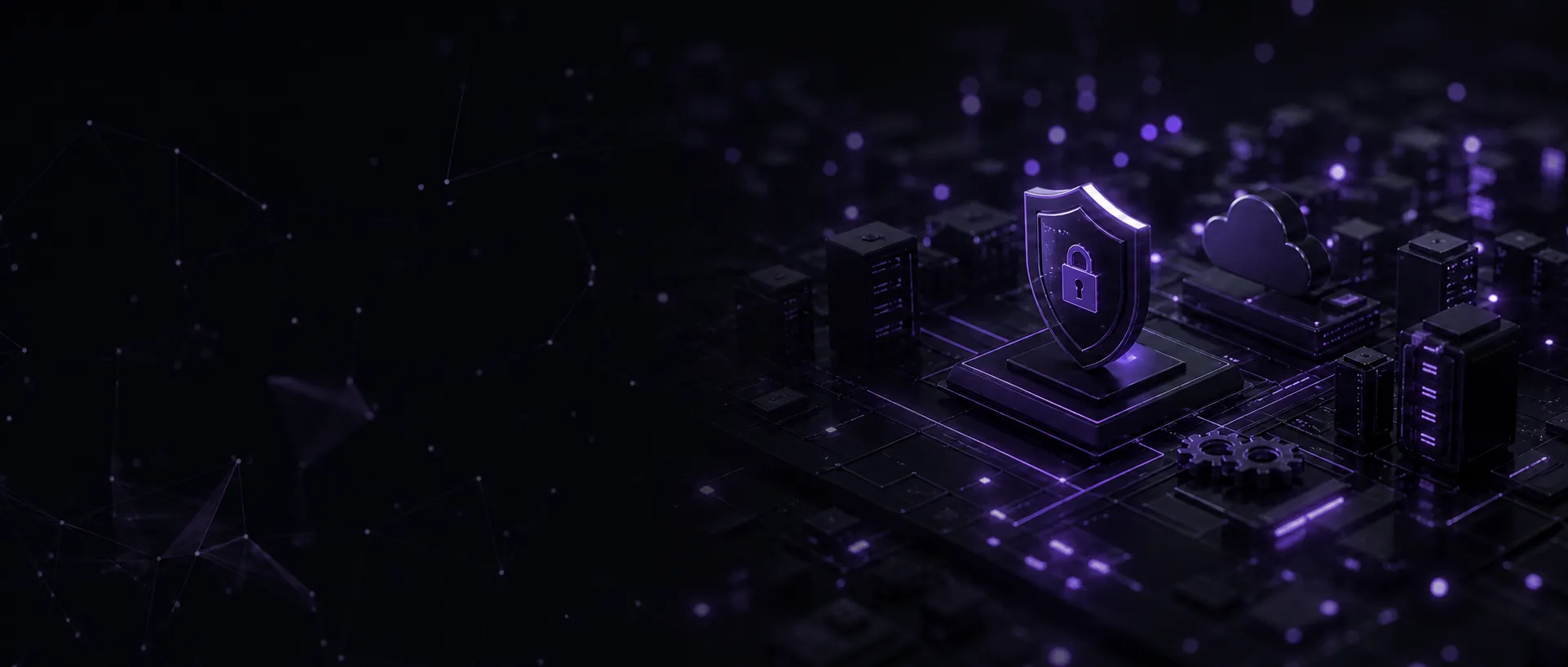 Futuristic AI tech